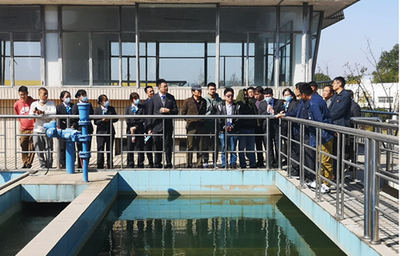 水务设施管理中心组织参观北河口水厂